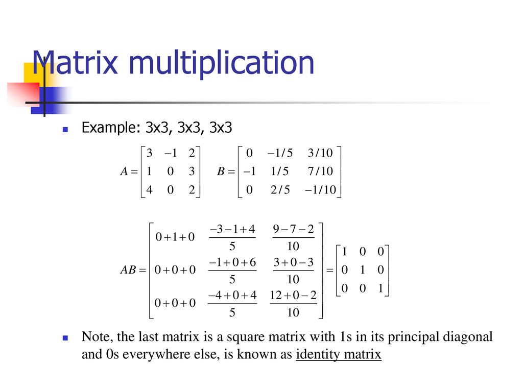 Multiplicacion matriz 3x3